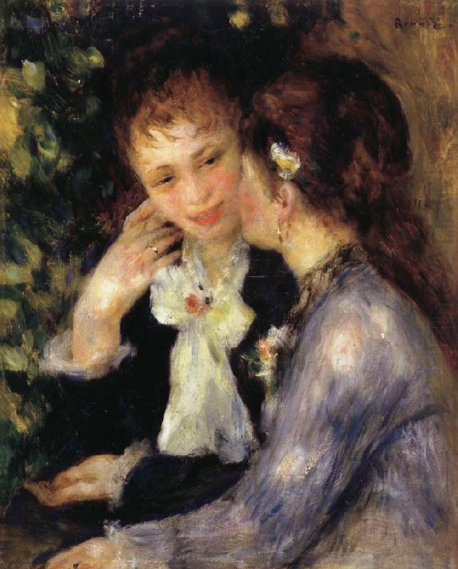 Pierre Renoir Confidences oil painting picture